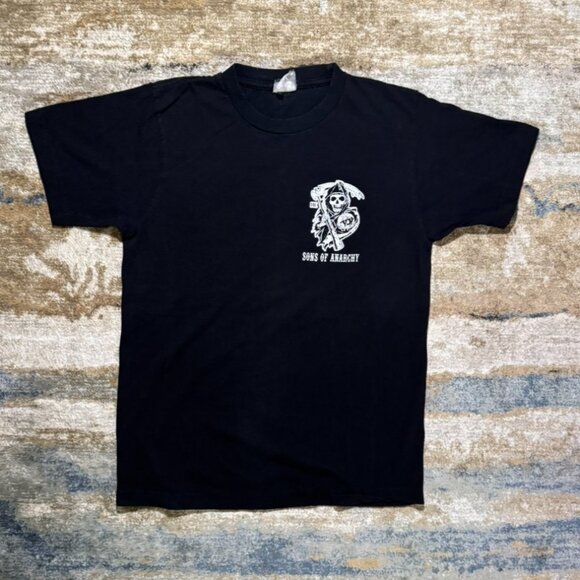 Sons of Anarchy Shirt - Black Relaxed Fit - Men's Small - Picture 1 of 3